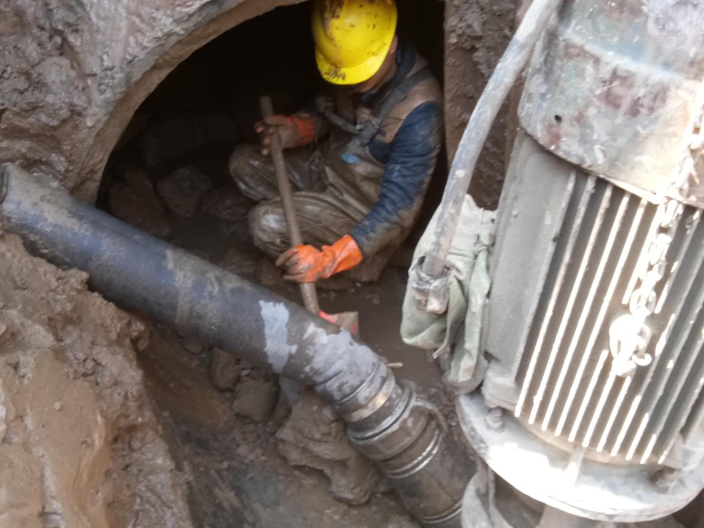 净潭乡管道清淤