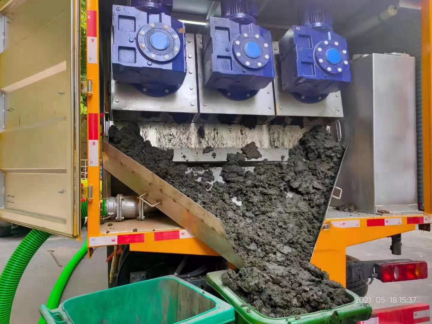 净潭乡化粪池清掏城市维护站-泥浆净化干湿分离处理