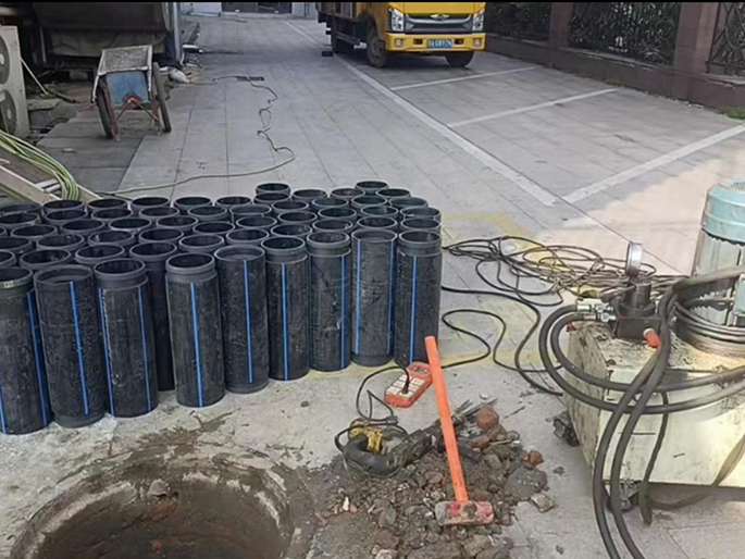 净潭乡PE置换管厂家 DN315置换管 非开挖管短管置换